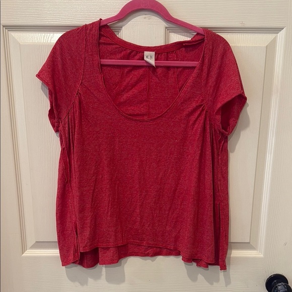 We the Free heather red swing top, small - Picture 2 of 9